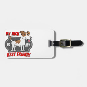 Étiquette À Bagage Jack Russell - meilleur ami