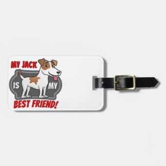 Étiquette À Bagage Jack Russell - meilleur ami