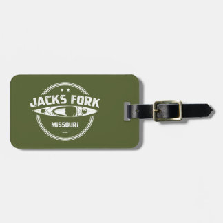 Étiquette À Bagage Jacks Fork River Missouri Kayak