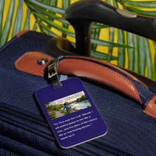 Étiquette À Bagage J'ai de la joie comme une rivière