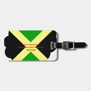 Étiquette À Bagage J'aime la Jamaïque. La Terre de Springs