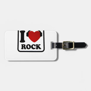 Étiquette À Bagage J'aime la roche