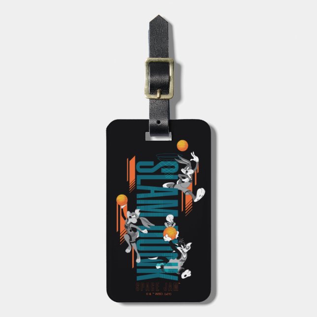 Étiquette À Bagage JAM ESPACE : UN NOUVEAU LEGACY™ | Slam Dunk (Devant Vertical)