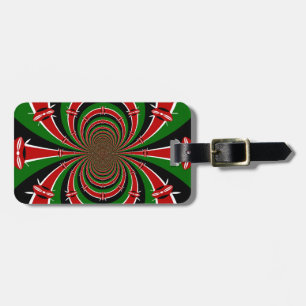 Étiquette À Bagage Jambo Habari ! Kenya Hakuna Matata Cadeau