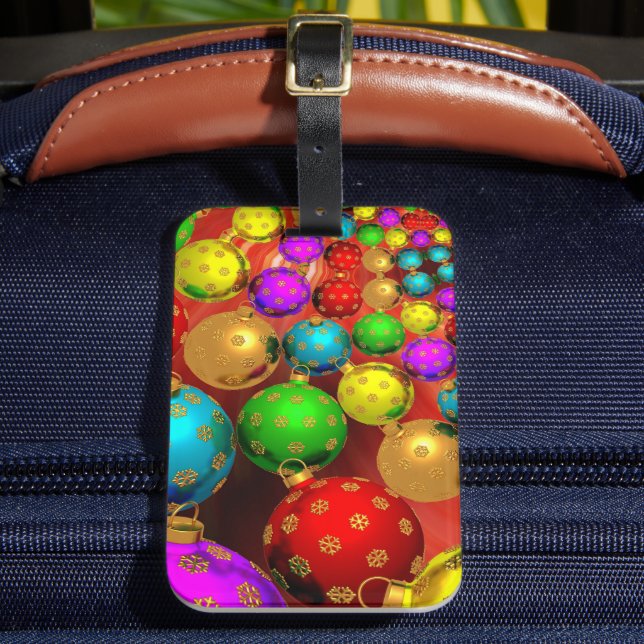 Étiquette À Bagage Jamboree d'ornement de Noël (Insitu Rectoal 2)