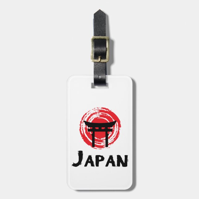 Étiquette À Bagage Japon (Devant Vertical)