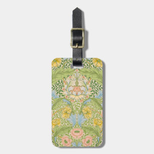 Étiquette À Bagage Jardin de myrte de William Morris Floral Classique