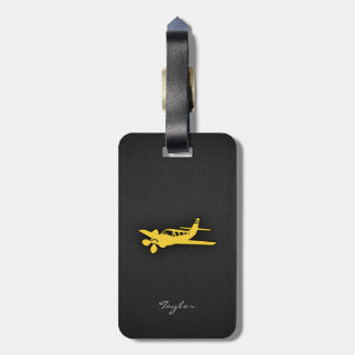 Étiquette À Bagage Jaune