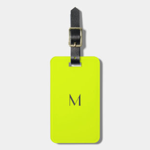 Étiquette À Bagage jaune fluorescent - ajouter une étiquette de bagag