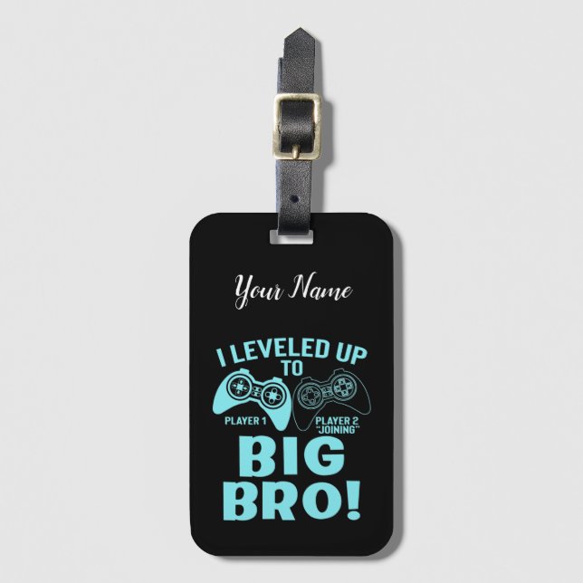 Étiquette À Bagage Je Me Suis Rendu À Big Bro (Devant Vertical)