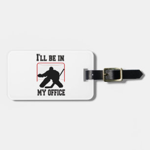Étiquette À Bagage Je serai dans mon bureau