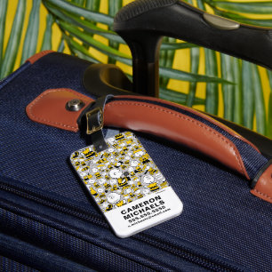 Étiquette À Bagage Je Suis Charlie Motif Brown