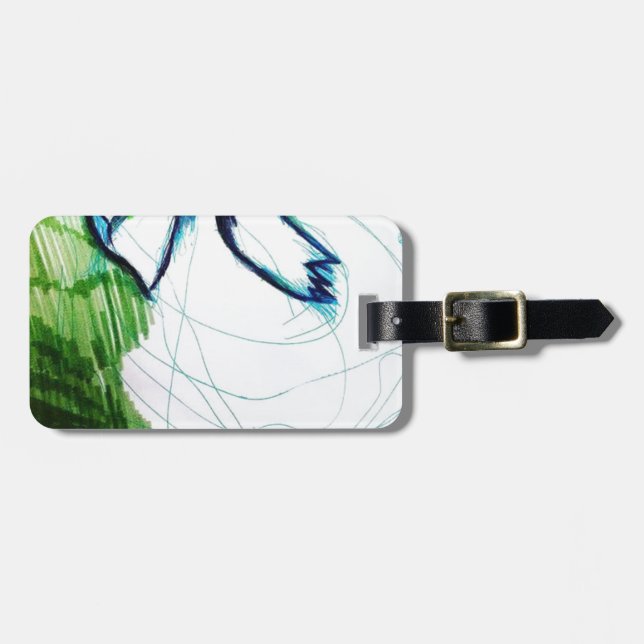 Étiquette À Bagage Je suis la chose plus étrange (Devant horizontal)