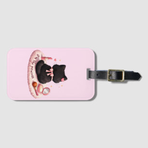Étiquette À Bagage Je suis la Princesse