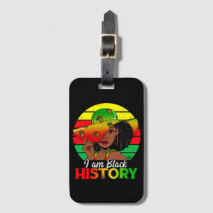 Étiquette À Bagage Je Suis Noir Histoire Amérique Africaine