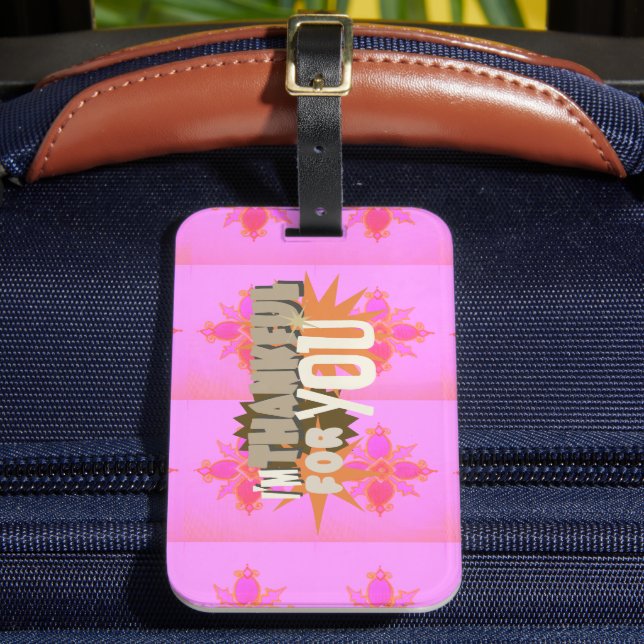 Étiquette À Bagage Je vous remercie : Une expression sincère (Insitu Rectoal 2)