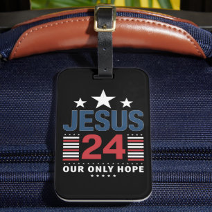 Étiquette À Bagage Jésus Christ 2024 Président Élection USA Politique