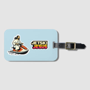 Étiquette À Bagage Jet-ski Jesus
