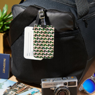 Étiquette À Bagage Jeu géométrique : Coques de pelouse vérifiées en b