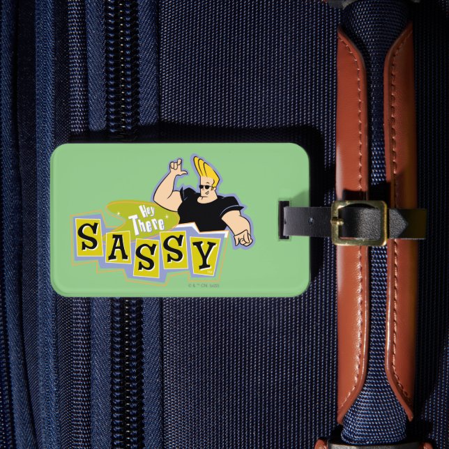 Étiquette À Bagage Johnny Bravo - Hey There Sassy (Insitu Rectoal 4)