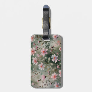 Étiquette À Bagage Joli Fleur sauvage