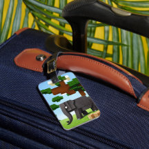 Joli Safari Elephant Pixel Art