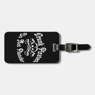 Étiquette À Bagage Jolly roger Pirate Crâne os