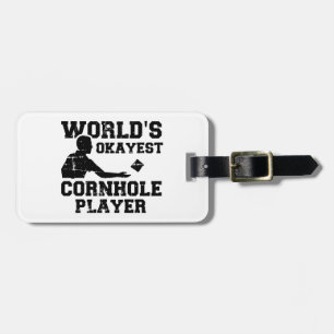 Étiquette À Bagage Joueur de cornhole le plus génial du monde