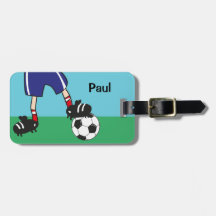Joueur de football de soccer personnalisé
