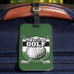 Étiquette À Bagage Joueur de golf Pro Golf Country Club