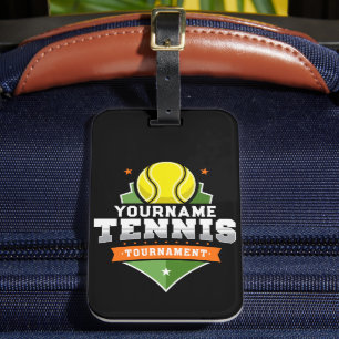 Étiquette À Bagage Joueur de tennis personnalisé NOM Tournoi de Varsi