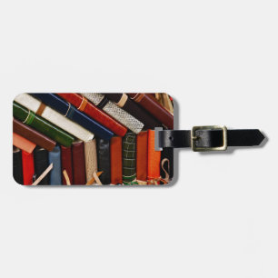 Étiquette À Bagage Journaux Liés par Cuir