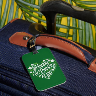Étiquette À Bagage Joyeuse Saint-Patrick 