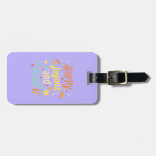 Étiquette À Bagage Joyeux, Joyeux, Libre, Motivationnel, Inspirationn