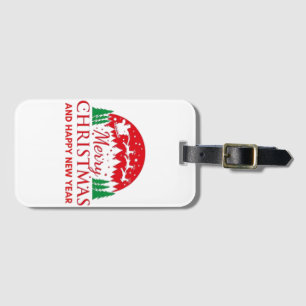 Étiquette À Bagage Joyeux Noël