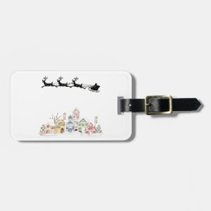 Étiquette À Bagage Joyeux Noël