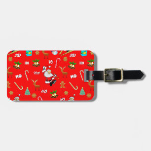 Étiquette À Bagage Joyeux Noël Nice Naughty 25 décembre Noël
