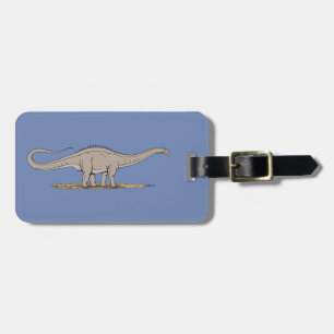 Étiquette À Bagage Jurassique Dinosaure Apatosaurus