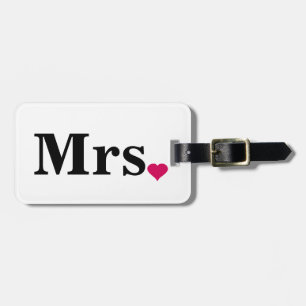 Étiquette À Bagage Juste M. et Mme mariés étiquette de bagage pour