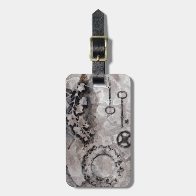 Étiquette À Bagage Juxtaposition II (Devant Vertical)