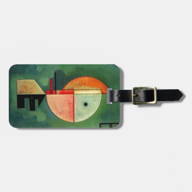 Étiquette À Bagage Kandinsky peinture Abstraite ascendante (Devant horizontal)