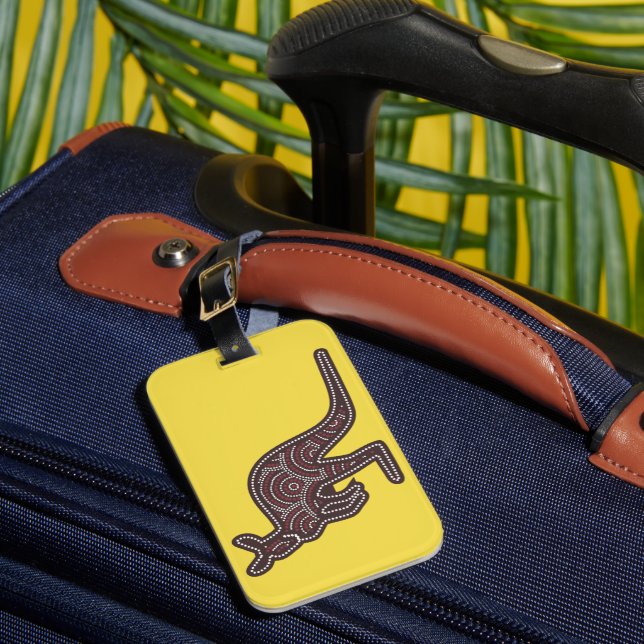 Étiquette À Bagage Kangaroo (Insitu Rectoal 1)