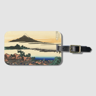 Étiquette À Bagage Katsushika Hokusai Dawn dans la province de Kai