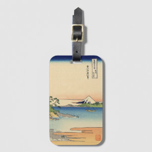 Étiquette À Bagage Katsushika Hokusai Enoshima dans la province de Sa