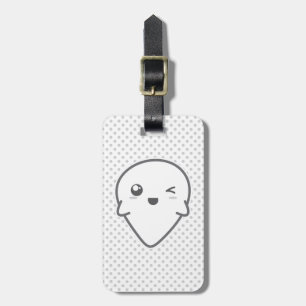 Étiquette À Bagage Kawaii clignant de l'oeil des étiquettes de bagage