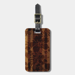 Étiquette À Bagage Keokea Beach Faux Wood Surfboard Bagages Tags