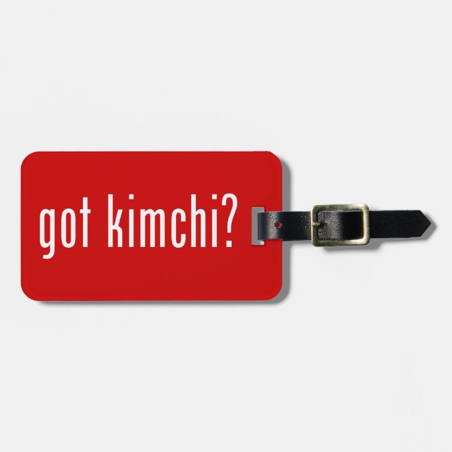 Étiquette À Bagage Kimchi ? (Devant horizontal)
