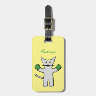 Étiquette À Bagage Kitten en boîte avec Mittens Thunder_Cove