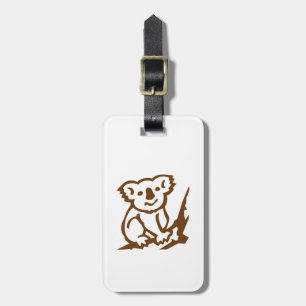 Étiquette À Bagage Koala