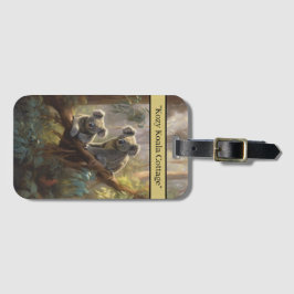 Étiquette À Bagage Koala Forest Dreams, coutume